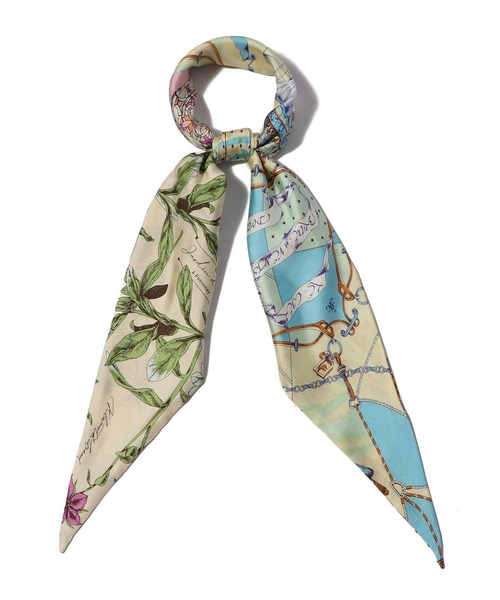 manipuri（マニプリ）の「MANIPURI / ダイヤ型プリントスカーフ《ESTNATION EXCLUSIVE》（ストール/ショール・レディース・ピンク・FREE）」の5枚目の写真