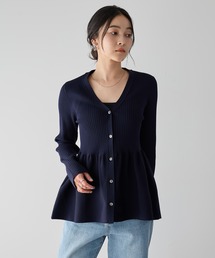 YECCA VECCA | ペプラムカーディガン(カーディガン/ボレロ)