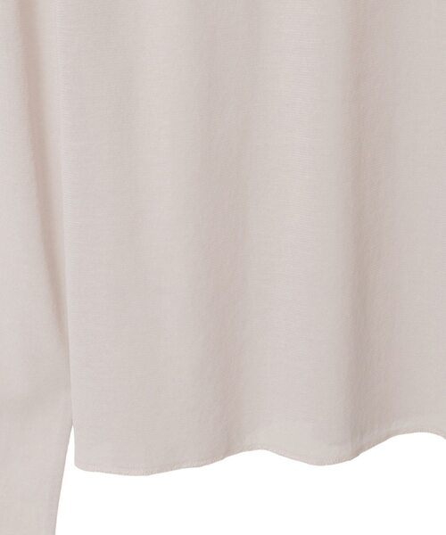 martinique(マルティニーク)の「フロンタブルハイツイストシアープルオーバー(Tシャツ/カットソー・レディース・グレイッシュベージュ/ブルー/ホワイト/ピンク・FREE)」の8枚目の写真