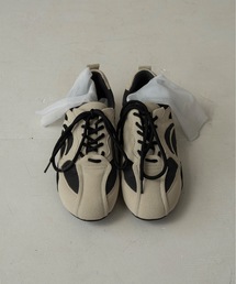 lawgy（ラウジー）の「mesh different material flat sneaker / メッシュディファレントマテリアルフラットスニーカー（スニーカー）」