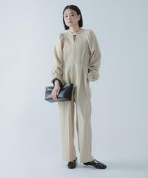 SENSE OF PLACE by URBAN RESEARCH | 『撥水/防花粉』SKINProofパフショルダーオールインワン(つなぎ/オールインワン)