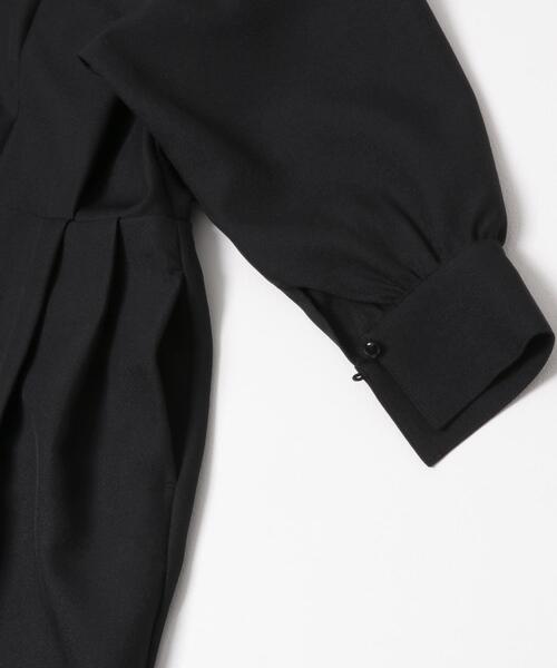 SENSE OF PLACE by URBAN RESEARCH(センスオブプレイスバイアーバンリサーチ)の「『撥水/防花粉』SKINProofパフショルダーオールインワン(つなぎ/オールインワン・レディース・ベージュ/ブラック・SMALL/MEDIUM)」の11枚目の写真