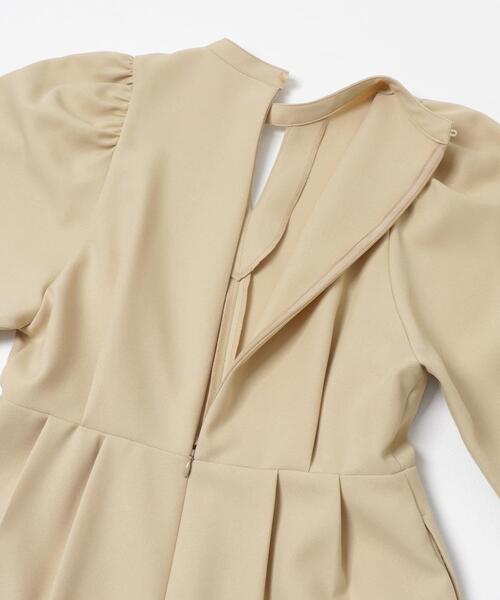 SENSE OF PLACE by URBAN RESEARCH(センスオブプレイスバイアーバンリサーチ)の「『撥水/防花粉』SKINProofパフショルダーオールインワン(つなぎ/オールインワン・レディース・ベージュ/ブラック・SMALL/MEDIUM)」の21枚目の写真