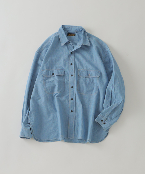 JOURNAL STANDARD J.S HOMESTEAD(ジャーナルスタンダードホームステッド)の「J.S.Homestead / ワーカーズ ラージ シャツ(シャツ/ブラウス・メンズ・グレー/ブルー・MEDIUM/LARGE)」の11枚目の写真