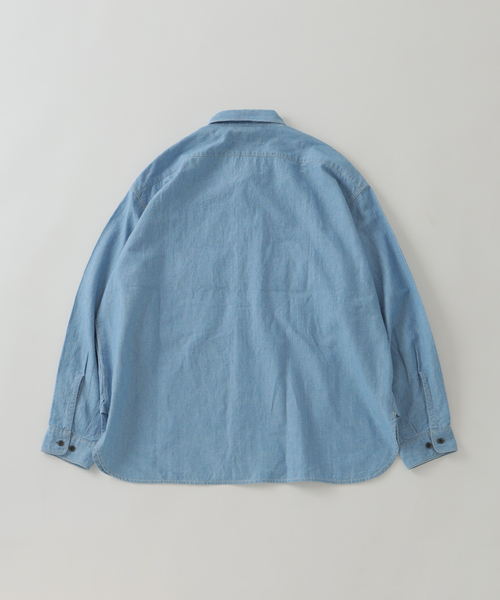 JOURNAL STANDARD J.S HOMESTEAD(ジャーナルスタンダードホームステッド)の「J.S.Homestead / ワーカーズ ラージ シャツ(シャツ/ブラウス・メンズ・グレー/ブルー・MEDIUM/LARGE)」の12枚目の写真