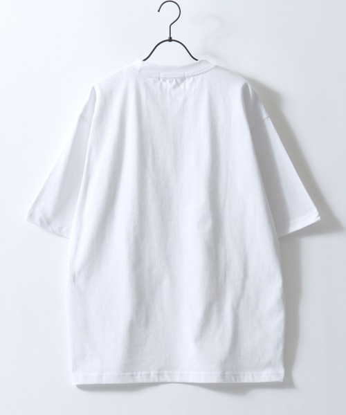 U.S. POLO ASSN.（ユーエスポロアッスン）の「U.S. POLO ASSN./ユーエスポロアッスン 別注 オーバーサイズ スーパーヘビーウェイト ワンポイント刺繍 半袖Tシャツ レディース メンズ（Tシャツ/カットソー・メンズ・インディゴブルー/ベージュ/ホワイト/ブラック/ダークグレー/オートミール・M/LL/L）」の13枚目の写真