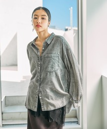 LEPSIM | AIRデニム長袖シャツ　639492(シャツ/ブラウス)