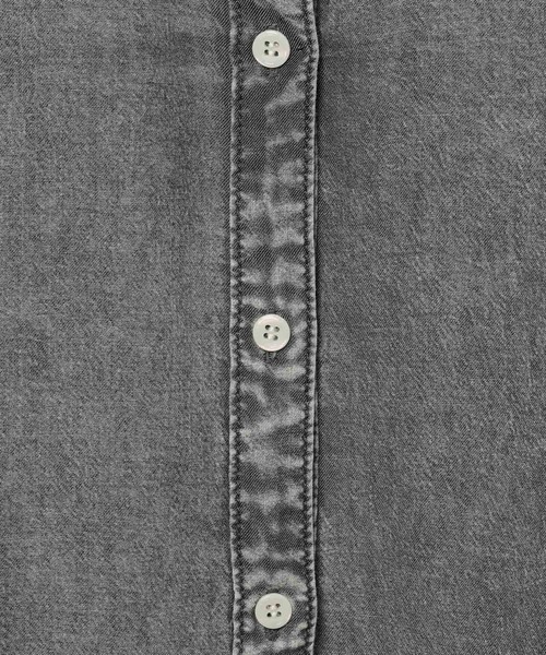LEPSIM（レプシィム）の「AIRデニム長袖シャツ　639492（シャツ/ブラウス・レディース・グレー/ライトブルー/ブルー・FREE）」の10枚目の写真