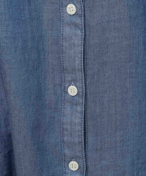 LEPSIM（レプシィム）の「AIRデニム長袖シャツ　639492（シャツ/ブラウス・レディース・グレー/ライトブルー/ブルー・FREE）」の12枚目の写真
