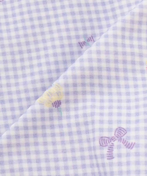 KP（ケーピー）の「ベア天竺総柄 スパッツ 7分丈（レギンス/スパッツ・キッズ・オフホワイト/ネイビー/ラベンダー・80ｃｍ/90cm/100cm/110cm/120cm/130cm）」の8枚目の写真