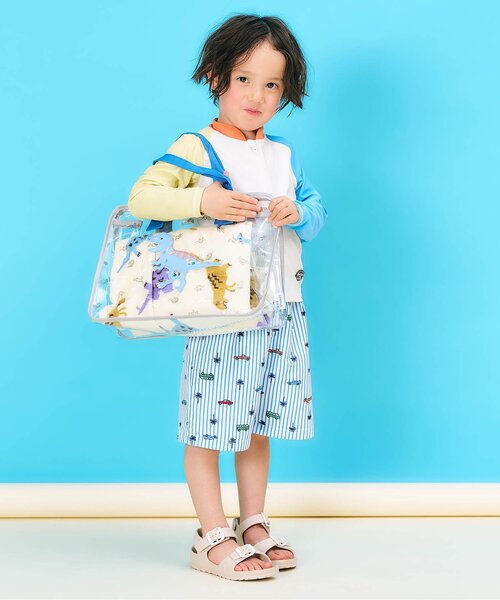 apres les cours(アプレレクール)の「【UVカット】バイカラーラッシュガード(ラッシュガード・キッズ・レインボー・80/90/100/110/120/130)」の5枚目の写真