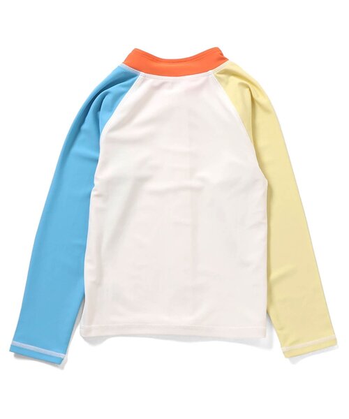apres les cours(アプレレクール)の「【UVカット】バイカラーラッシュガード(ラッシュガード・キッズ・レインボー・80/90/100/110/120/130)」の10枚目の写真