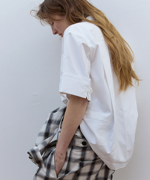 一部店舗+WEB限定》Glyph Short-sleeve B.D. Shirt（シャツ/ブラウス