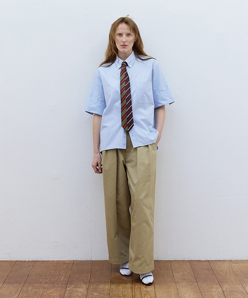 一部店舗+WEB限定》Glyph Short-sleeve B.D. Shirt（シャツ/ブラウス