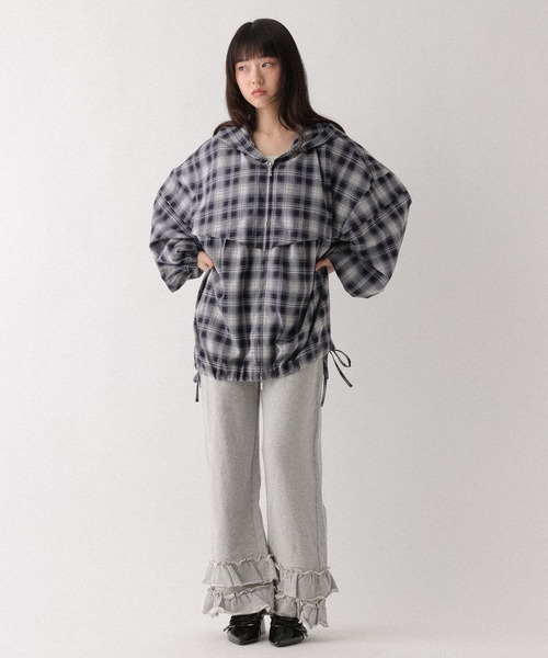 Heather（ヘザー）の「アソートワイドフリルパンツ　656056（その他パンツ・レディース・ブラック/アイボリー/グレー・FREE）」の13枚目の写真