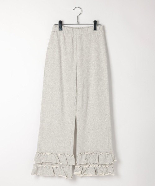 Heather（ヘザー）の「アソートワイドフリルパンツ　656056（その他パンツ・レディース・ブラック/アイボリー/グレー・FREE）」の18枚目の写真