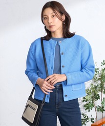 GALLORIA | ポコポコ柄編みニットジャケット(カーディガン/ボレロ)