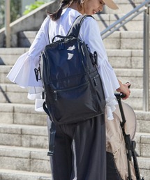 LASIEM（ラシエム）の「マザーズバッグ マザーズリュック バッグ 背面ポケット 大容量 27L レディース メンズ ナイロン（バックパック/リュック）」