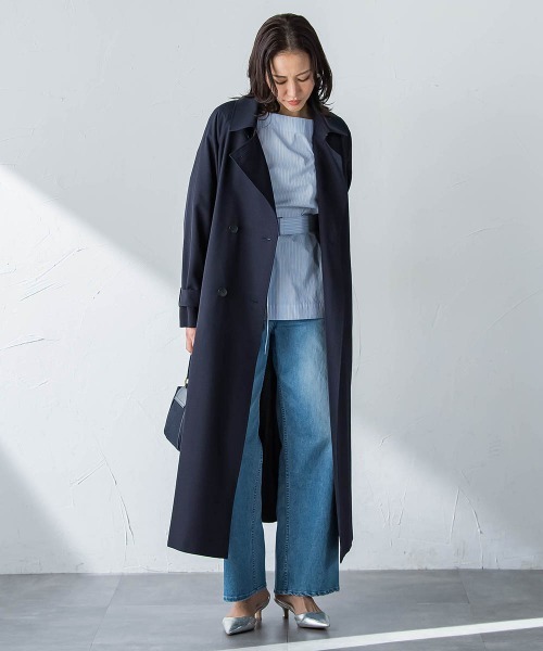 LAUTREAMONT(ロートレアモン)の「ボートネックコットンポプリンストライプブラウス(シャツ/ブラウス・レディース・グリーン系その他/ブルー系その他/ピンク系その他・9号)」の15枚目の写真