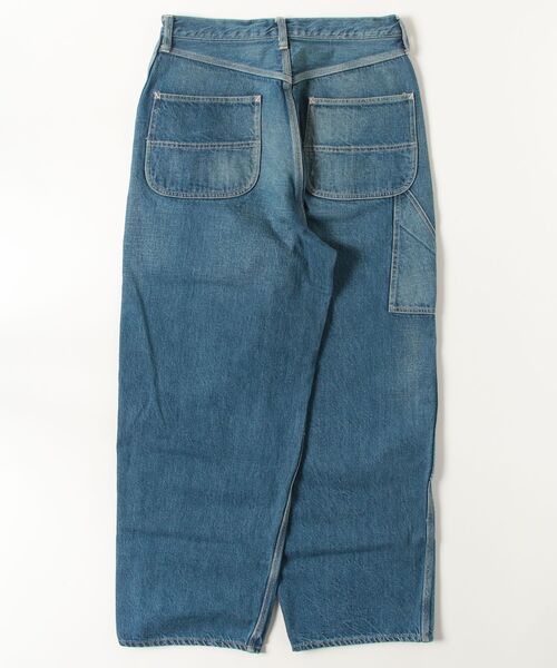 GOLD（ゴールド）の「GOLD / ゴールド：RECYCLED WASTE SUVIN COTTON YARN 11.5oz DENIM DOUBLE KNEE PAINTER PANTS VINTAGE：25B-GL42582H[MUS]（デニムパンツ・メンズ・ネイビー・S/XL/L/M）」の11枚目の写真