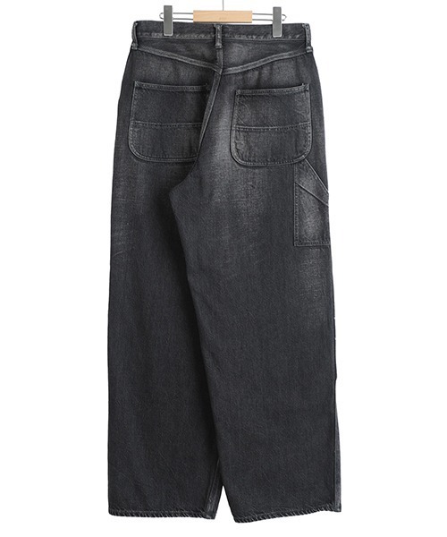 GOLD（ゴールド）の「GOLD / ゴールド：RECYCLED WASTE SUVIN COTTON YARN 11.5oz DENIM DOUBLE KNEE PAINTER PANTS VINTAGE：25B-GL42582H[MUS]（デニムパンツ・メンズ・ネイビー/ブラック・S/XL/L/M）」の21枚目の写真