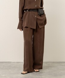 MAQWEL（マクウェル）の「《セットアップ対応》【MAQWEL/マクウェル】ウォッシャブルサテンパンツ（その他パンツ）」