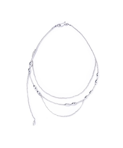 quip queint（クイップクエイント）の「【quip queint】germe layer necklace/ジェルム レイヤー ネックレス（ネックレス・レディース・シルバー・FREE）」の3枚目の写真