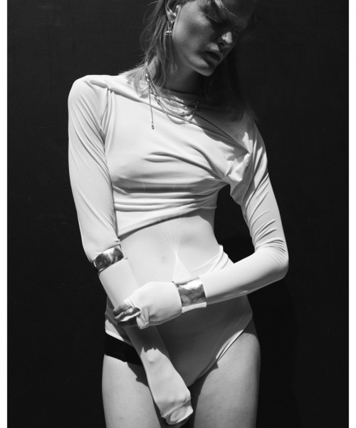 quip queint（クイップクエイント）の「【quip queint】germe layer necklace/ジェルム レイヤー ネックレス（ネックレス・レディース・シルバー・FREE）」の6枚目の写真