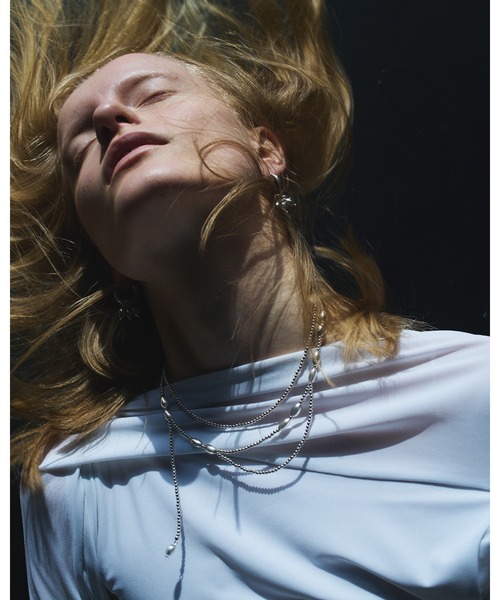 quip queint（クイップクエイント）の「【quip queint】germe layer necklace/ジェルム レイヤー ネックレス（ネックレス・レディース・シルバー・FREE）」の7枚目の写真