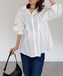 mellomela.（メロメラ）の「ウエストタックシャツ（シャツ/ブラウス）」