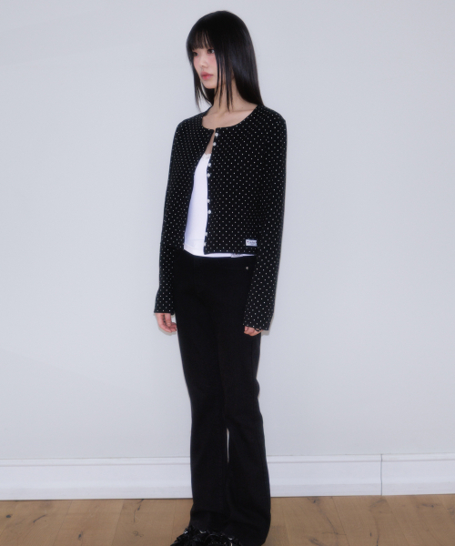 ROSEFRANTZ（ロゼフランツ）の「Dot Button Point Cardigan [Black]（カーディガン/ボレロ・レディース・ブラック・OS）」の13枚目の写真
