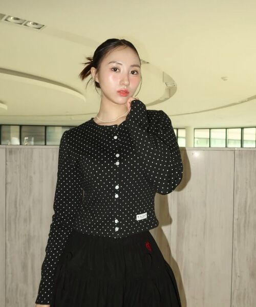 ROSEFRANTZ（ロゼフランツ）の「Dot Button Point Cardigan [Black]（カーディガン/ボレロ・レディース・ブラック・OS）」の17枚目の写真