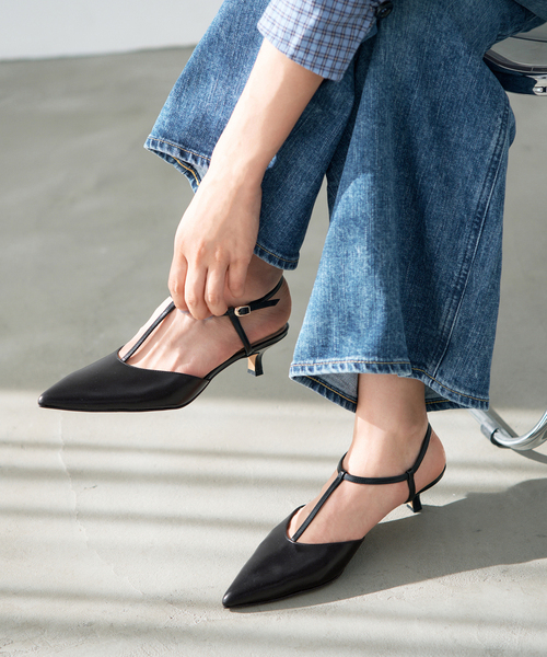 IENA（イエナ）の「IENA pointed pumps パンプス（パンプス・レディース・グレー/ブラック・35/36/37/38）」の4枚目の写真