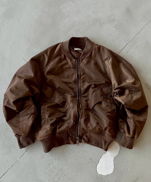 セール】L2B double zip up button flight jacket／L2B ダブルジップ