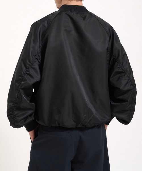 Perushu(ペルーシュ)の「L2B double zip up button flight jacket/L2B ダブルジップボタンフライトジャケット(ブルゾン・メンズ・カーキ/ブラック/ブラウン・MEDIUM/LARGE)」の21枚目の写真