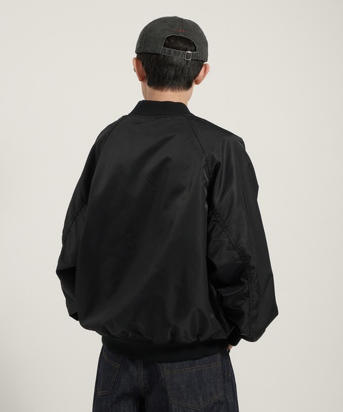 Perushu(ペルーシュ)の「L2B double zip up button flight jacket/L2B ダブルジップボタンフライトジャケット(ブルゾン・メンズ・カーキ/ブラック/ブラウン・MEDIUM/LARGE)」の19枚目の写真