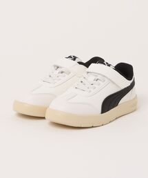 PUMA（プーマ）の「PUMA プーマ 17-21 COURTFLEX V3 T2 AC+PS コートフレックス V3 T2 AC+PS 406615 ABC-MART限定 *04WARM WH/BK（スニーカー）」