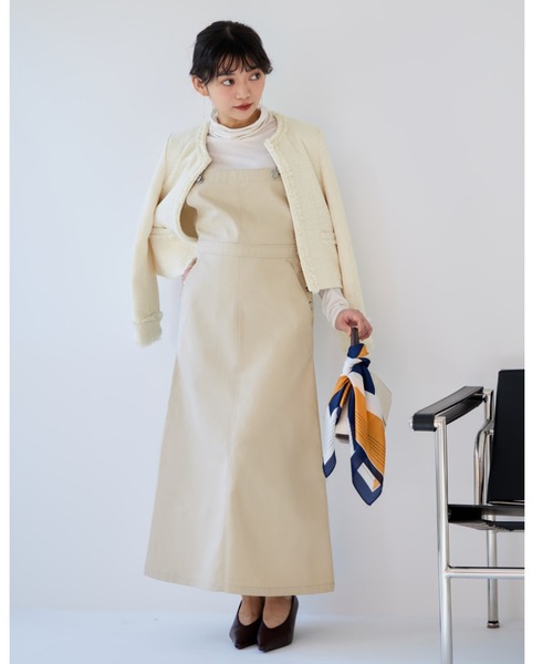 COHINA(コヒナ)の「【Dickies×COHINA】ジャンパースカート 【低身長・小柄女性】(ジャンパースカート・レディース・グレー/ベージュ/カーキ・SHORT/REGULAR)」の19枚目の写真