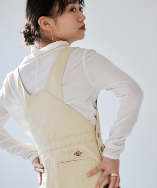 COHINA(コヒナ)の「【Dickies×COHINA】ジャンパースカート 【低身長・小柄女性】(ジャンパースカート・レディース・グレー/ベージュ/カーキ・SHORT/REGULAR)」の15枚目の写真