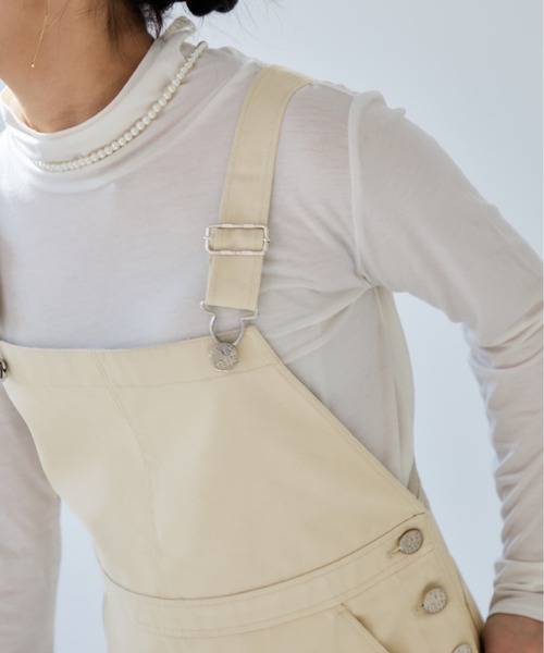 COHINA(コヒナ)の「【Dickies×COHINA】ジャンパースカート 【低身長・小柄女性】(ジャンパースカート・レディース・グレー/ベージュ/カーキ・SHORT/REGULAR)」の17枚目の写真