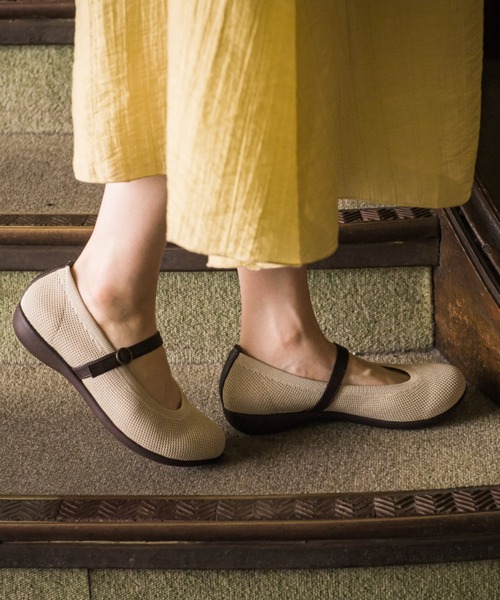 Re:getA（リゲッタ）の「Re:getA メッシュニットパンンプス R2363（パンプス・レディース・ブラック/ベージュ・LL/L/M/S）」の5枚目の写真