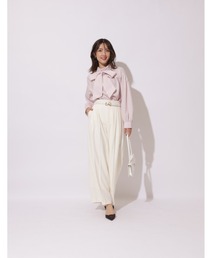 Apuweiser-riche（アプワイザーリッシェ）の「ベルト付ツータックパンツ（スラックス）」