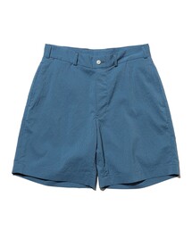 Plain Front Shorts Seersucker Gingham