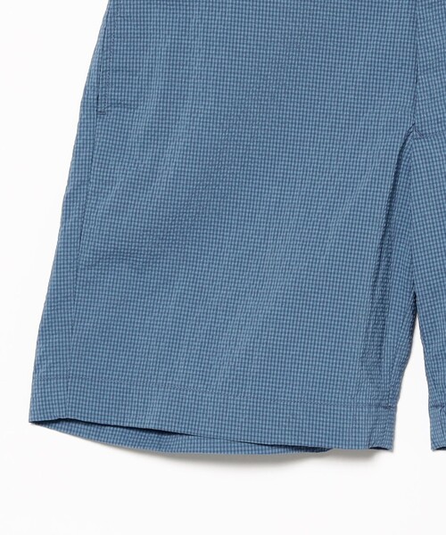 BEAMS PLUS(ビームスプラス)の「Plain Front Shorts Seersucker Gingham(その他パンツ・メンズ・ブルー/グリーン・SMALL/MEDIUM/LARGE/X-LARGE)」の7枚目の写真