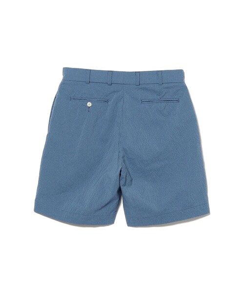 BEAMS PLUS(ビームスプラス)の「Plain Front Shorts Seersucker Gingham(その他パンツ・メンズ・ブルー/グリーン・SMALL/MEDIUM/LARGE/X-LARGE)」の8枚目の写真