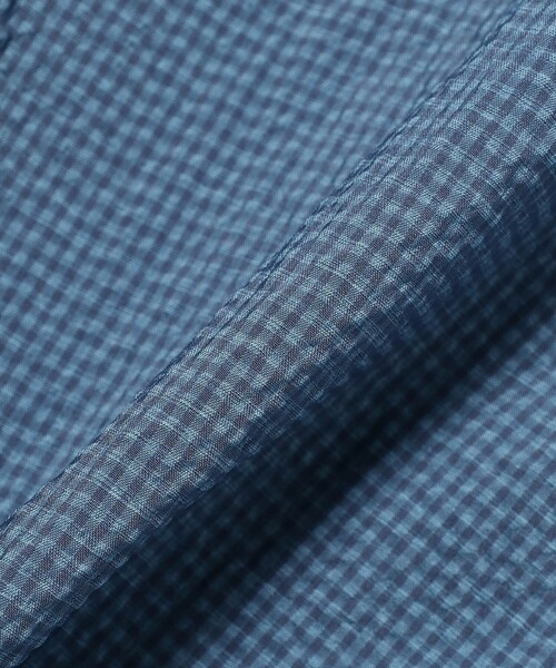 BEAMS PLUS(ビームスプラス)の「Plain Front Shorts Seersucker Gingham(その他パンツ・メンズ・ブルー/グリーン・SMALL/MEDIUM/LARGE/X-LARGE)」の11枚目の写真