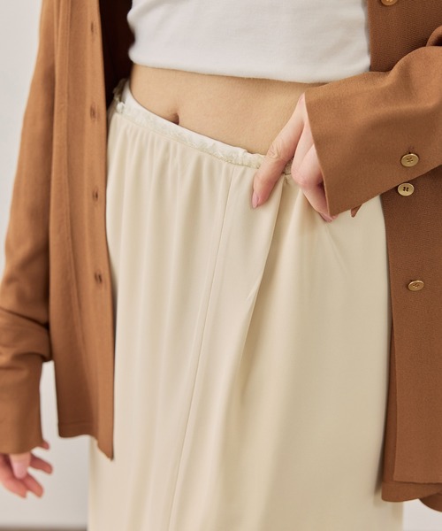 ADAM ET ROPE'（アダムエロペ）の「バイカラーエラスティックスカート（スカート・レディース・ブラウン系その他/ホワイト系その他5・FREE）」の7枚目の写真