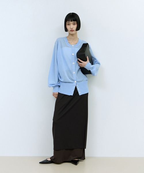 ADAM ET ROPE'（アダムエロペ）の「バイカラーエラスティックスカート（スカート・レディース・ブラウン系その他/ホワイト系その他5・FREE）」の14枚目の写真