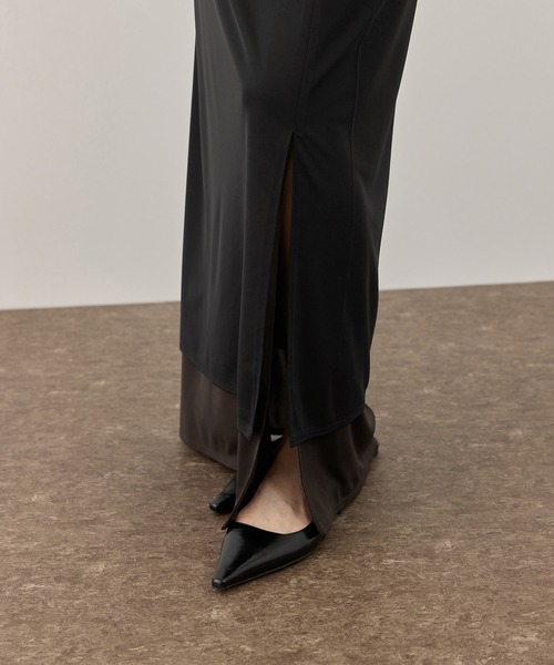 ADAM ET ROPE'（アダムエロペ）の「バイカラーエラスティックスカート（スカート・レディース・ブラウン系その他/ホワイト系その他5・FREE）」の20枚目の写真