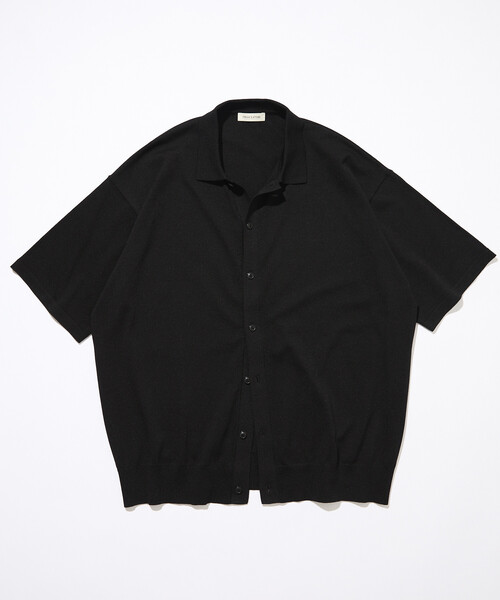 FREAK'S STORE（フリークスストア）の「限定展開 Relax Fit リラックスフィット クールタッチ ポロカラー ショートスリーブ ニットシャツ（ポロシャツ・メンズ・ブラック/チャコールグレー/ブラウン/ネイビー・LARGE/MEDIUM）」の17枚目の写真